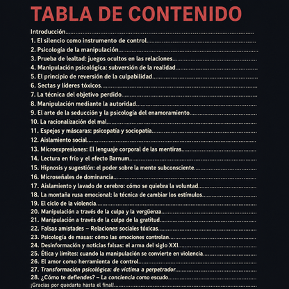 El que entiende la manipulación nunca vuelve a ser víctima.